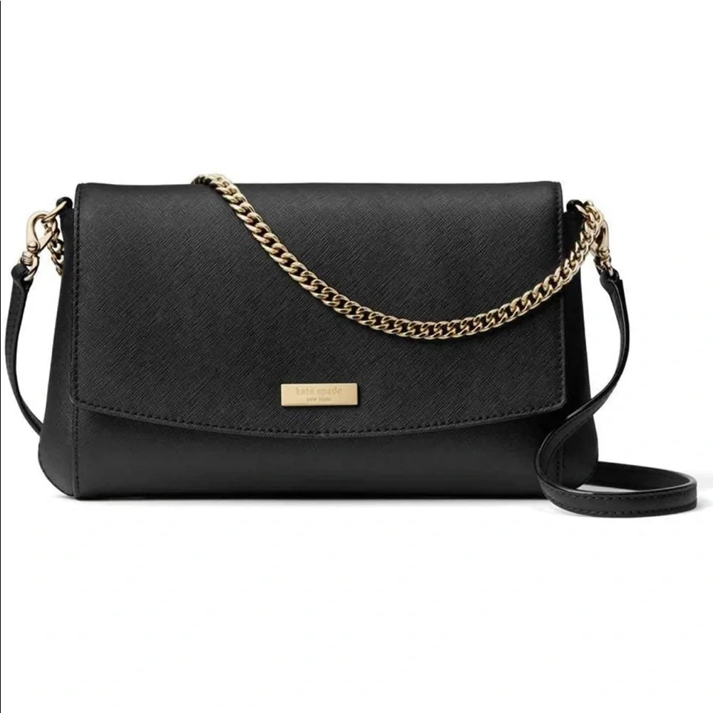 Kate Spade Laurel Way Greer Convertible Crossbody Purse in Black